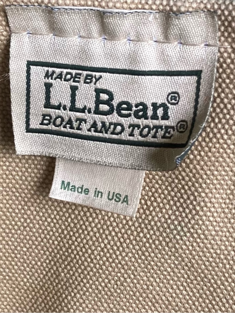 Vintage L.L. Bean 90’s Canvas Boat and Tote Bag - Picture 7 of 12